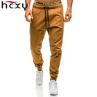 HCXY 2019 Новый Повседневное Штаны Для мужчин бренд Для мужчин Штаны хип-хоп Jogger Штаны мужские брюки Для мужчин s хлопковые однотонные штаны пот штаны 3XL