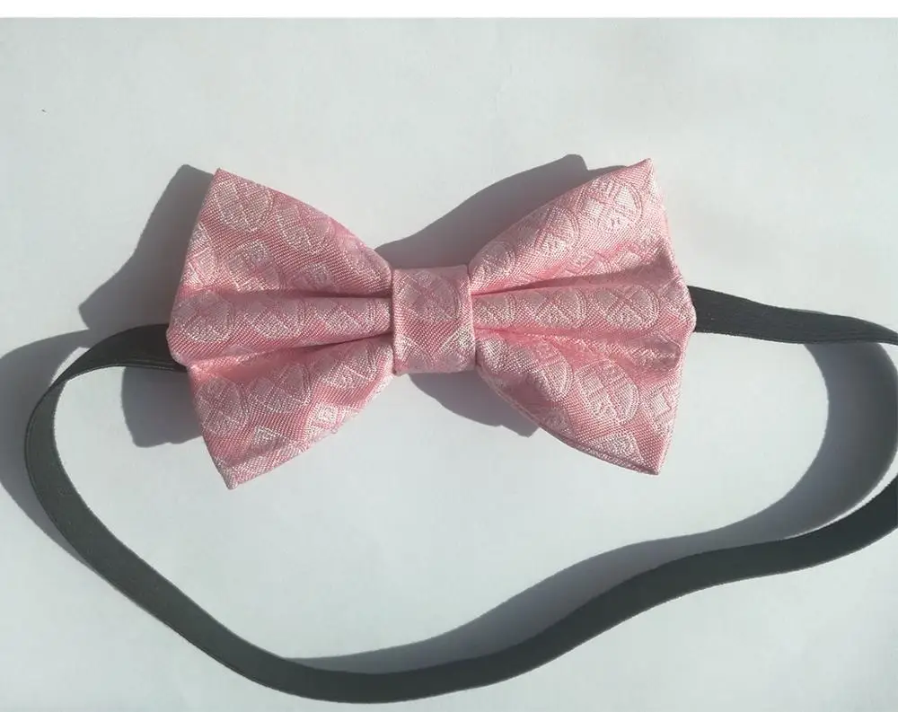 pink Детская одежда для детей ясельного возраста Эластичная лента галстук-бабочка из шелка Детский галстук-бабочка, Уход за лошадьми вечерние бабочка галстук для мальчиков Аксессуары - Цвет: pink