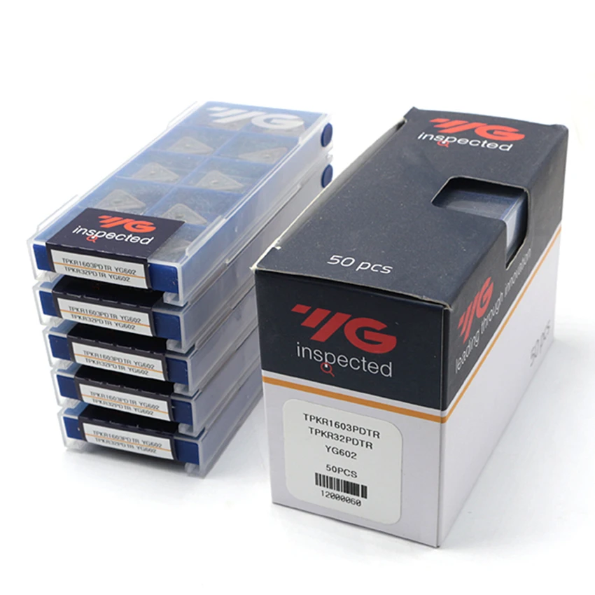 TPKN1603PDTR/TPKN2204PDTR/TPKR1603PDTR/TPKR2204PDTR YG602 Корея YG ЧПУ карбидные режущие пластины для фрезы