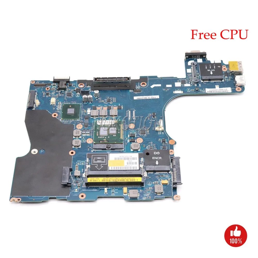 Материнская плата NOKOTION CN-0NCKGK 0NCKGK CN-0WJ1RV для ноутбука Dell Latitude E6510 NAL20 LA-5571P QM57 DDR3 |
