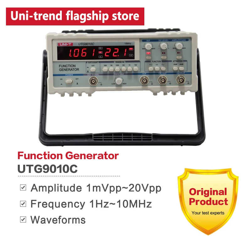 UNI-T UTG9010C Генераторы Функций Источников Сигнала Частоты Сигналов Синус площадь