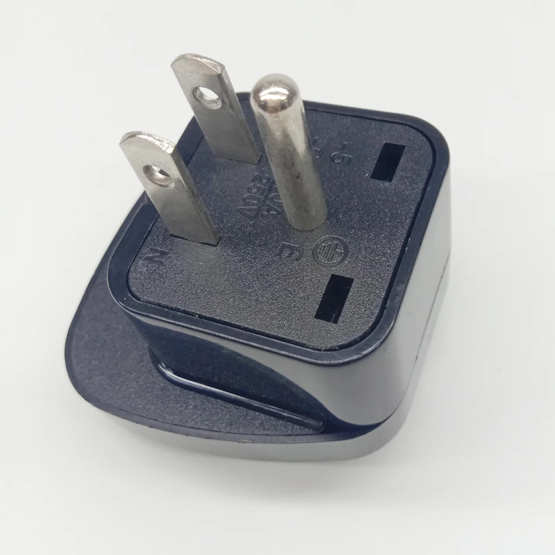 10pcs White Black Embedded Swiss Italy EU German Adaptor to 3pin AC USA American Power Adapter Plug Travel Converter Socket - купить по
