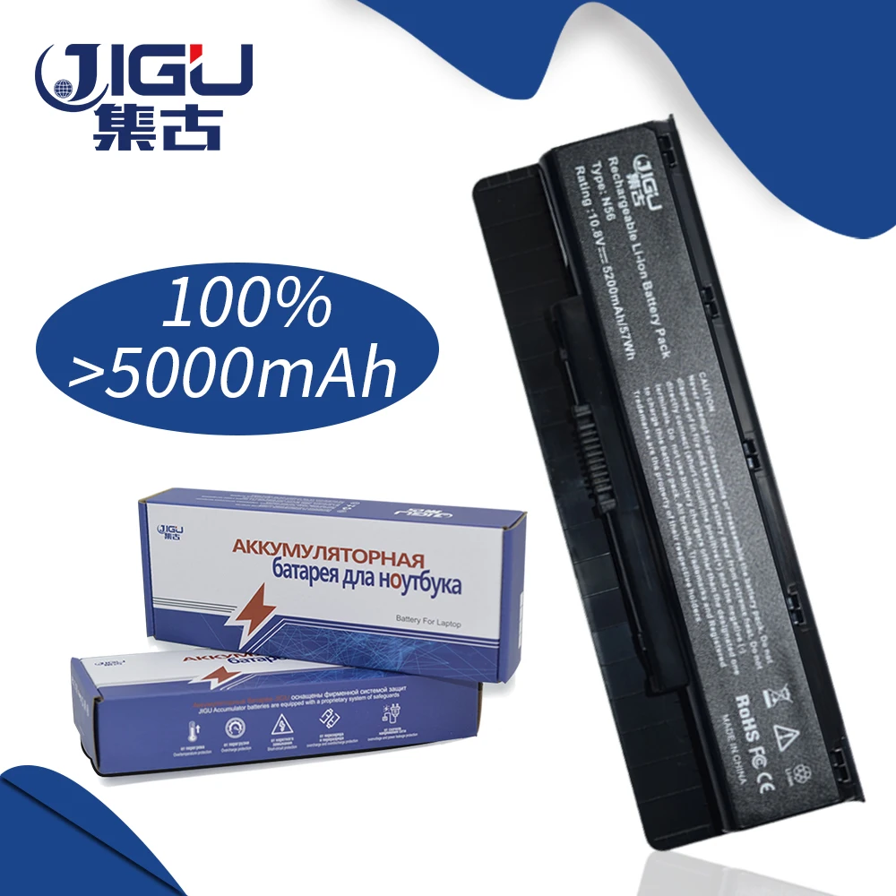 JIGU Аккумулятор для ноутбука Asus 6 ячеек A31 N56 N46 N76 F55 N46V N76V B53V B53A F45A F45U|laptop battery|battery for