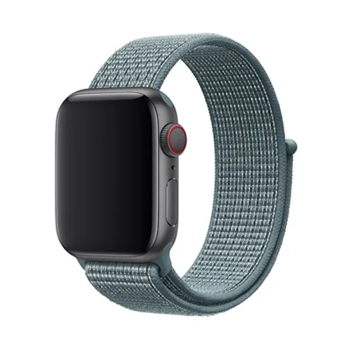 Celestial Teal Нейлоновая петля, ремешок для Apple Watch, ремешок 44/42/40/38 мм Спортивная дышащая correa в едином положении во время занятий легкой атлетикой, браслет на запястье для наручных часов Iwatch, 4/3/2/1 аксессуары - Цвет ремешка: Celestial Teal