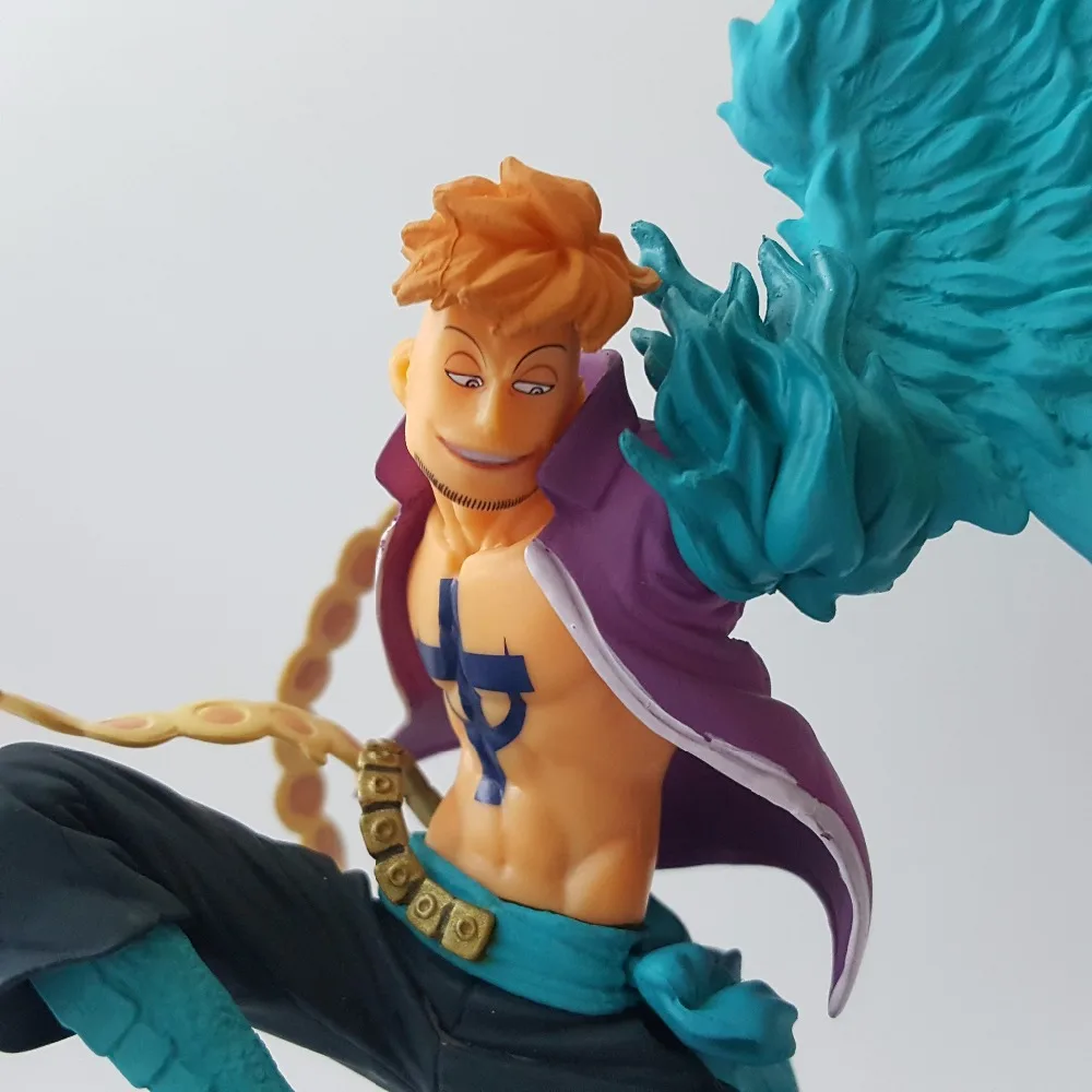 One Piece Marco PVC Action Figure Anime Scultures White Beard Collectible Model Toys 180mm | Игрушки и хобби