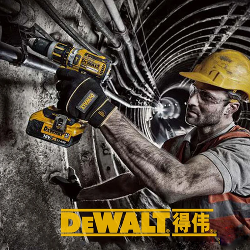 Dewalt18V ударное сверление DCD776 бесщеточная перкуссионная дрель|Электрические