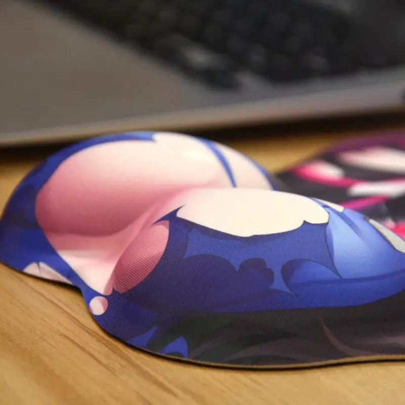 Overwatch D. VA сексуальный сундук Мягкий гель 3D коврик для мышки с аниме игровой коврик для мыши-эргономичный коврик для мыши с поддержкой запястья
