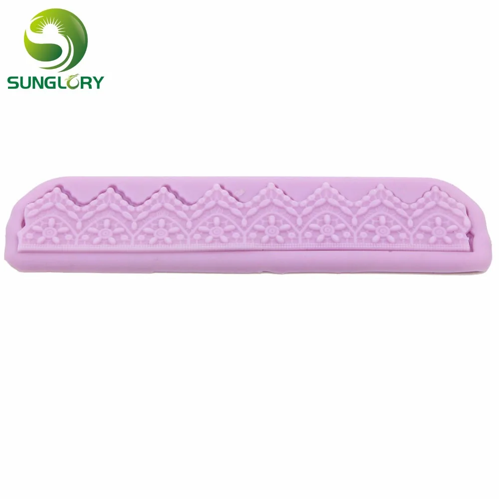 Силиконовая кружевная форма для выпечки столовая антипригарная украшения торта