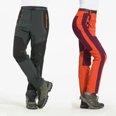 Outdoor Women Tech Fleece Softshell Winderproof Female Trekking Trousers Pantshiking Camping Mountaineering Hunting Pants | Спорт и