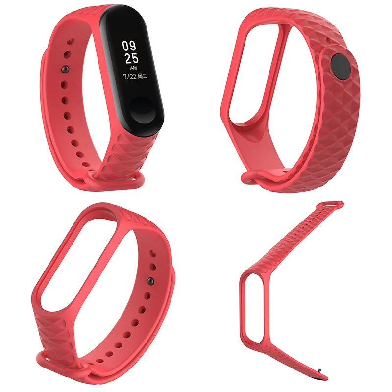Спортивный Браслет mi Band 3, ремешок на запястье для Xiaomi mi, ремешок 3, силиконовый браслет для Xiaomi mi, ремешок 3 mi band 3, Смарт-часы, браслет