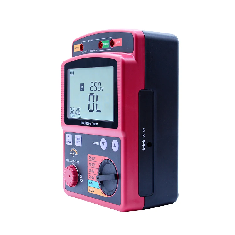 Цифровой тестер сопротивления изоляции BENETECH GM3123 2500V 100Gohm | Инструменты