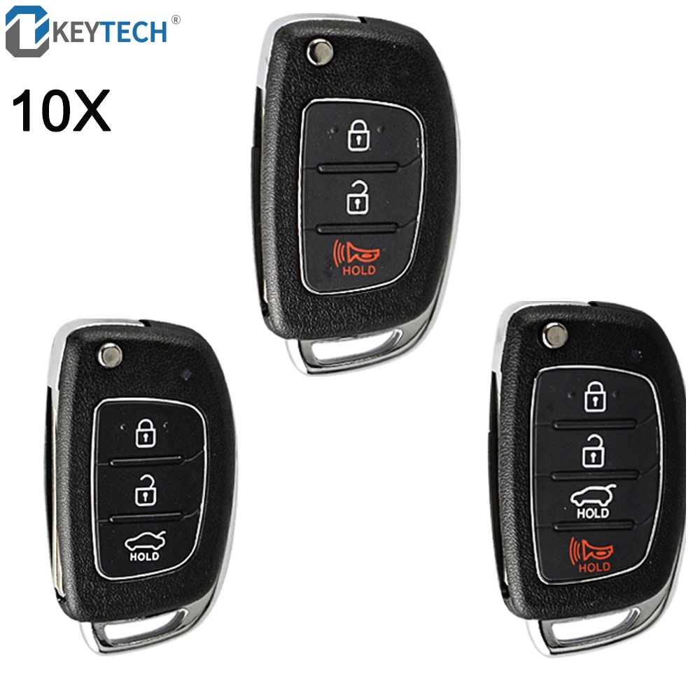 

Складной чехол OkeyTech для ключей Mistra, Hyundai HB20, SANTA FE IX35, IX45, Accent I40, Solaris, 10 шт., чехол для ключей с дистанционным управлением, 3 кнопки