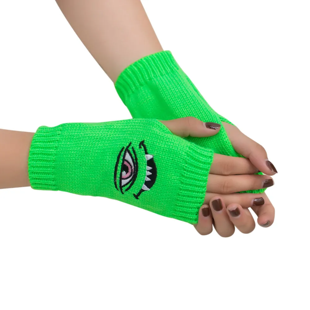 Женские вязаные перчатки без пальцев теплые зимние мягкие удобные L50/1226|Женские