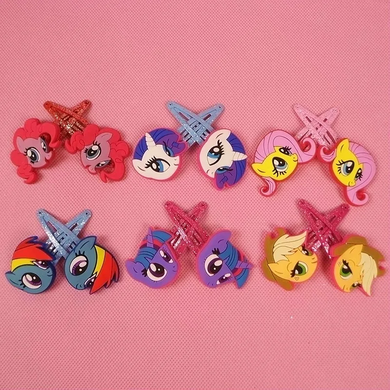Девушки Большая Голова Стиль мой милый маленький единорог украшение для волос с