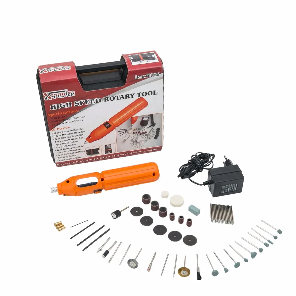 Беспроводная мини электрические ротационный инструмент сверла 60 шт. Интимные