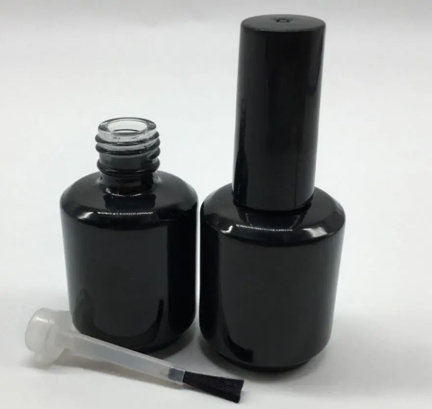 500 шт. флакон с крышкой для кисточки 15 мл 1/2 унции|cosmetic glass|polish bottlescosmetic glass bottle |