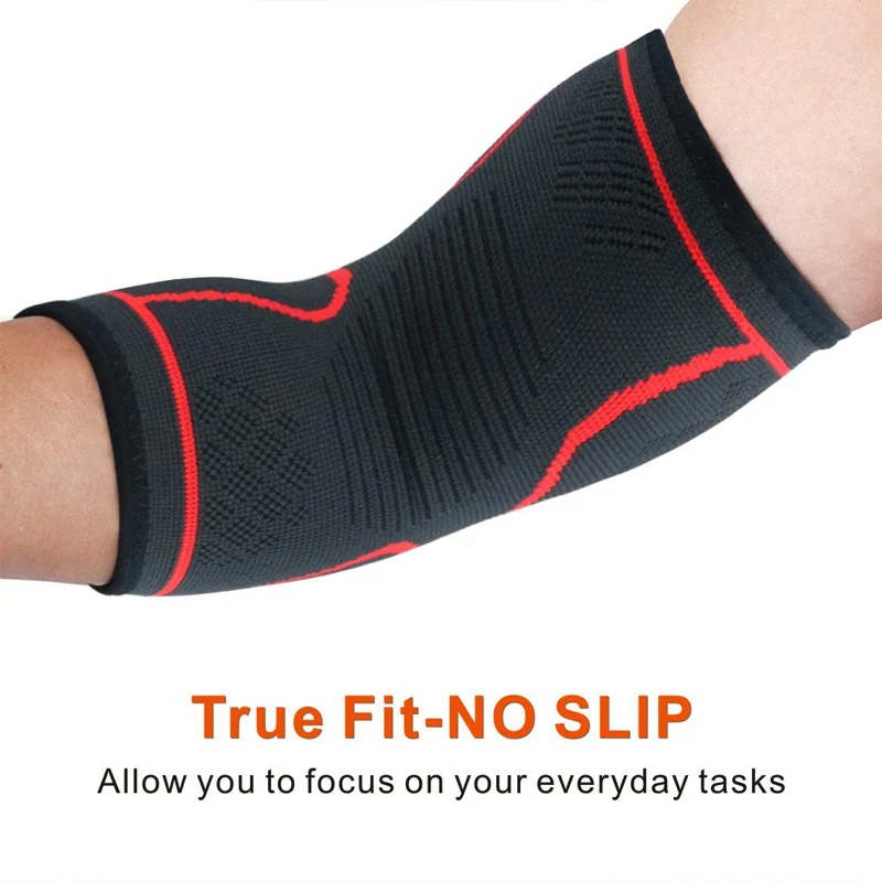 1PCS Elbow Support Elastic Gym Sport Elbow Protective Pad Absorb Sweat Sport Basketball Arm Sleeve Elbow Brace