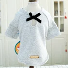 Одежда для собак Тедди, весенне-осенний костюм из двух ножек, Бишон, померанский маленький щенок, золотистая Стандартная рубашка с круглым вырезом