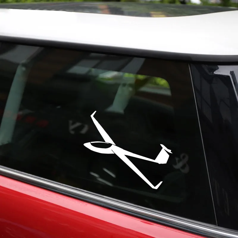 Anycuros Art Glider Пилот Мотоцикл Стайлинг автомобиля виниловые наклейки 18 см * 12