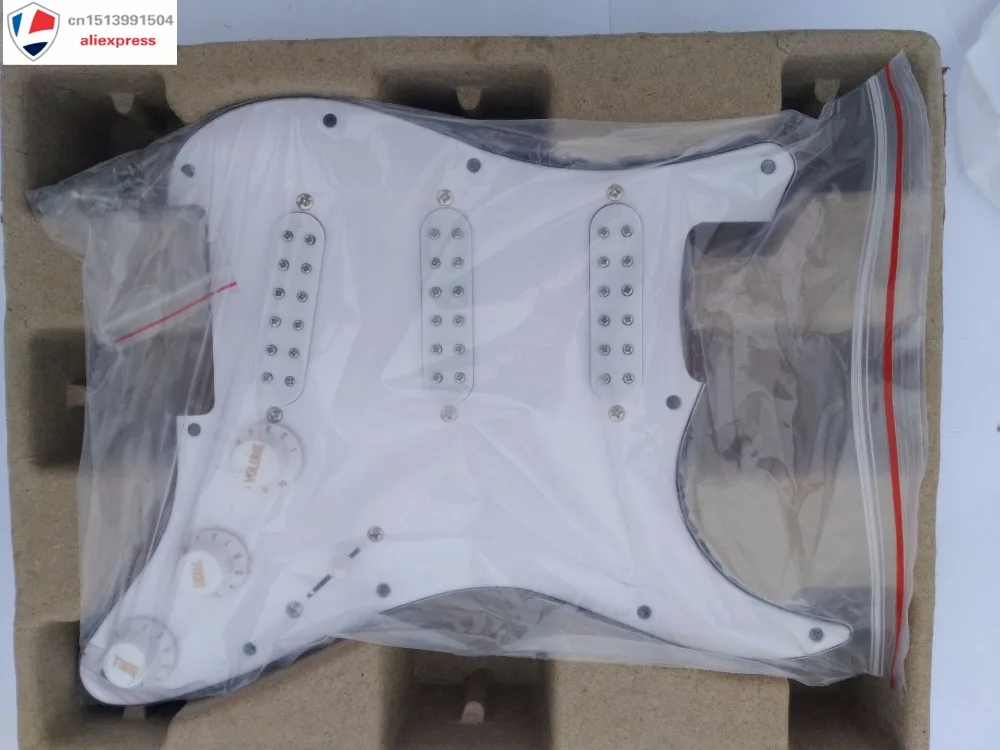 Частная роскошная электрическая гитара 12 стилей Humbucker Пикап на заказ белая