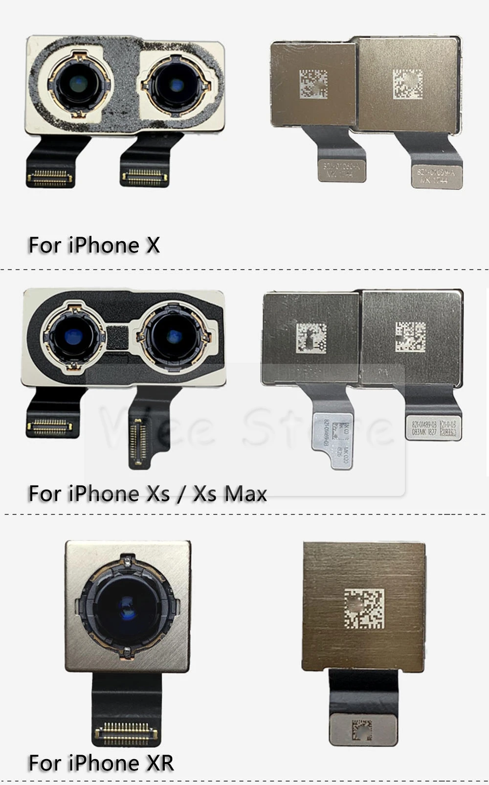 Оригинальная задняя камера для iPhone Xs Max XR X 7 8 Plus SE XR Xs Max основная настоящая задняя камера гибкий кабель