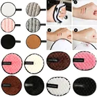 Салфетка для снятия макияжа, из мягкой микрофибры, моющаяся, многоразовая, спонж для очищения, 1 шт.