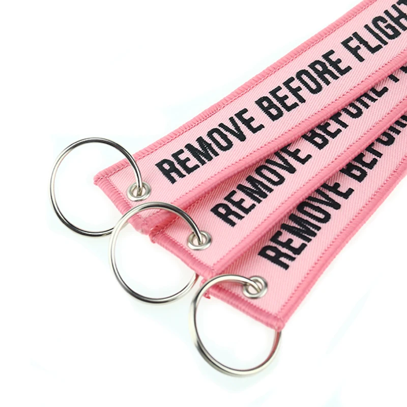 3 шт./лот remove Before Flight розовый брелоки для связок ключей брелок машин и мотоциклов с