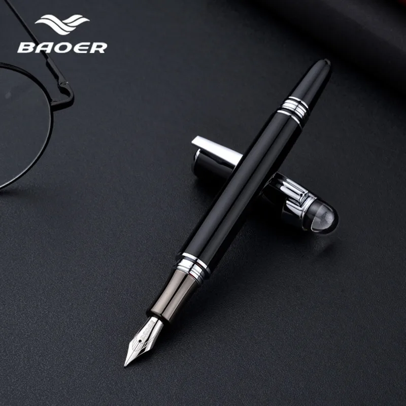 Baoer 79 чернил для перьевой ручки роскошные черные чернила ручки пианино краски подарки перо канцелярские принадлежности чернил черный и синий fukllfederhalter
