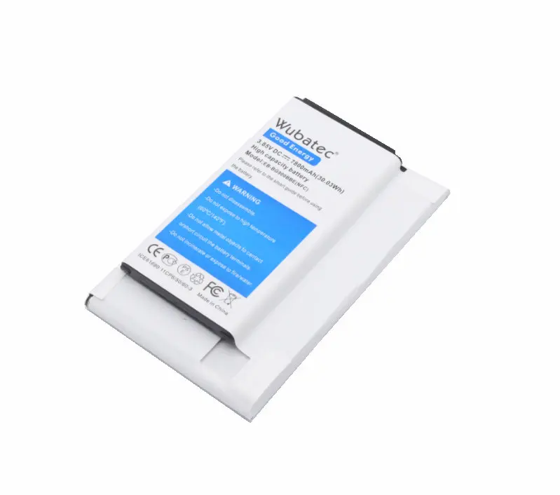 Аккумулятор Wubatec S5 NFC 1x7800 мАч расширенный аккумулятор (без чехла из ТПУ) для Samsung