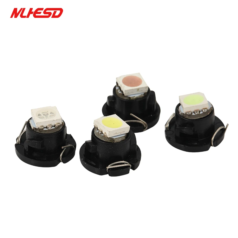 50 шт. T4.7 светодиодный светильник s 5050 автомобиля SMD LED лампы для фар Индикаторы