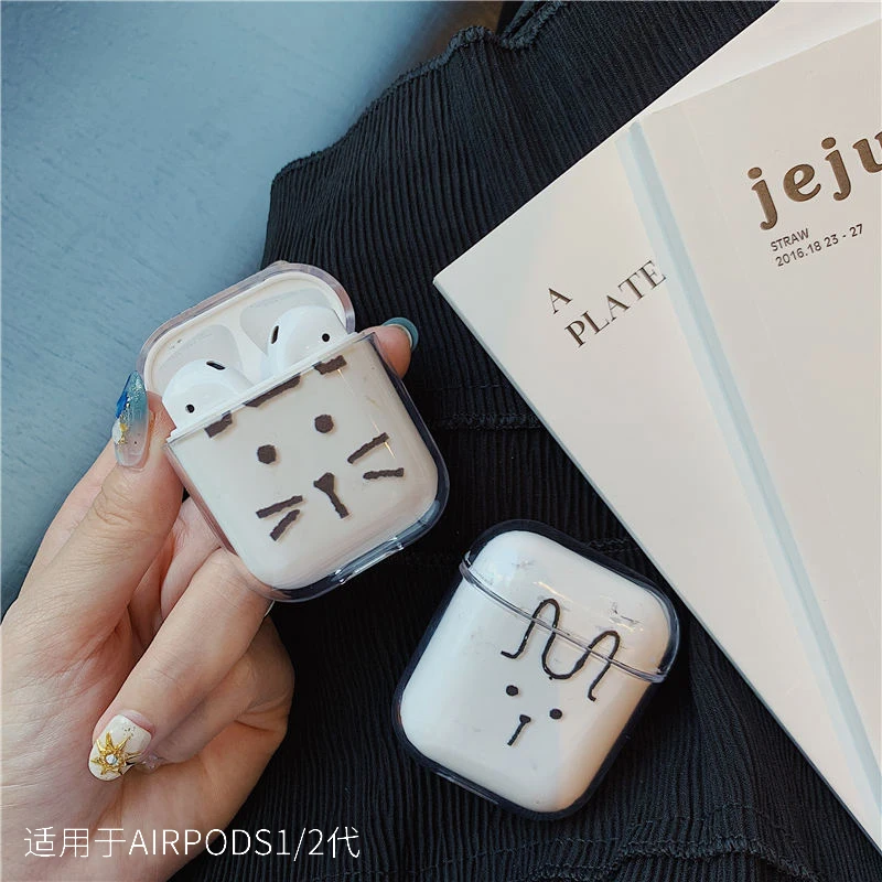 Airpods защитный чехол с мультяшными животными Airpods2 комплект беспроводной Bluetooth