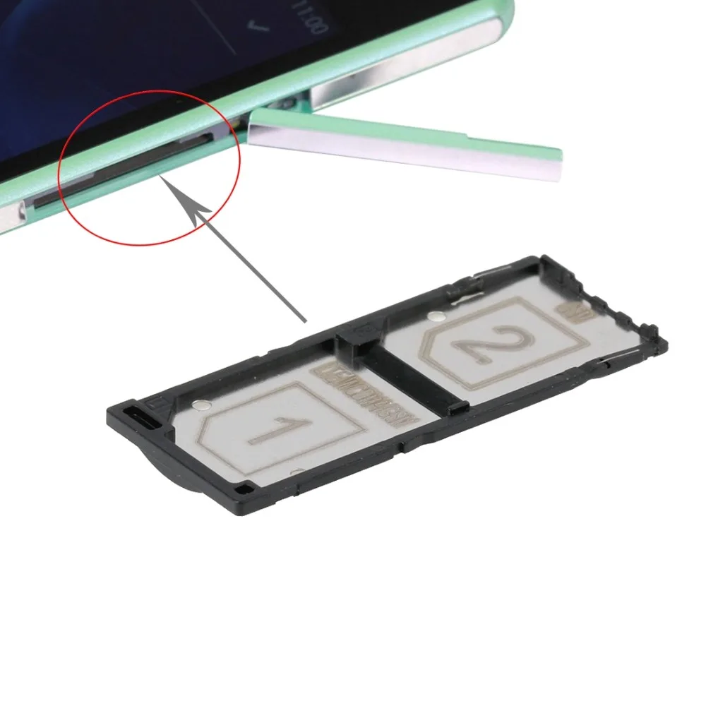 Сменный лоток для двух SIM карт iPartsBuy Sony Xperia C3|Адаптеры карт| |