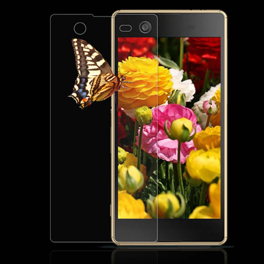 Для sony xperia z3 compact glass для закаленное стекло z5 plus z4 z2 z1 mini защита экрана не полная