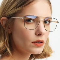 fashion transparent metal square glasses frame women spectacle myopia glasses men eyeglasses frame nerd optical frames 2019