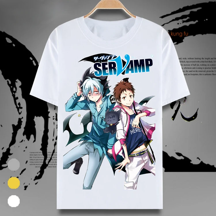 [XHTWCY] новая футболка для косплея SERVAMP с японским аниме Shirota Mahiru териленовые летние