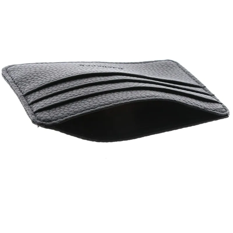 1 шт. винтажный тонкий мини-кошелек из искусственной кожи держатель для кредитных