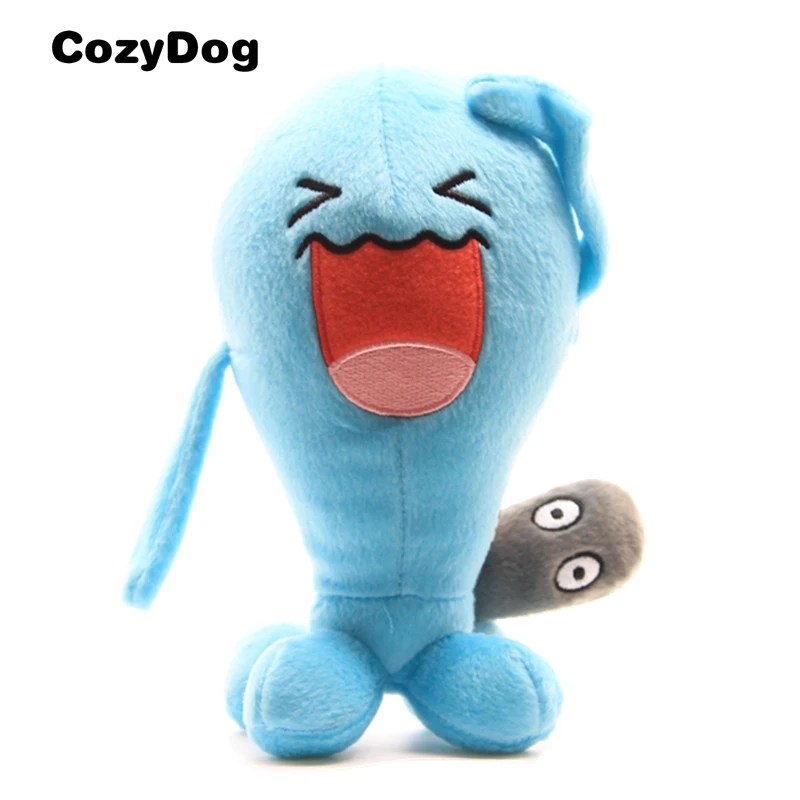 Wobbuffet 7 inch Высокое качество; Пикачу Serries плюшевые куклы Pichu Raichu Wobbuffet Gengar Charizard Cyndaquil Absol Togepi Skitty Cubone подарки игрушки - Цвет: Wobbuffet 7 inch