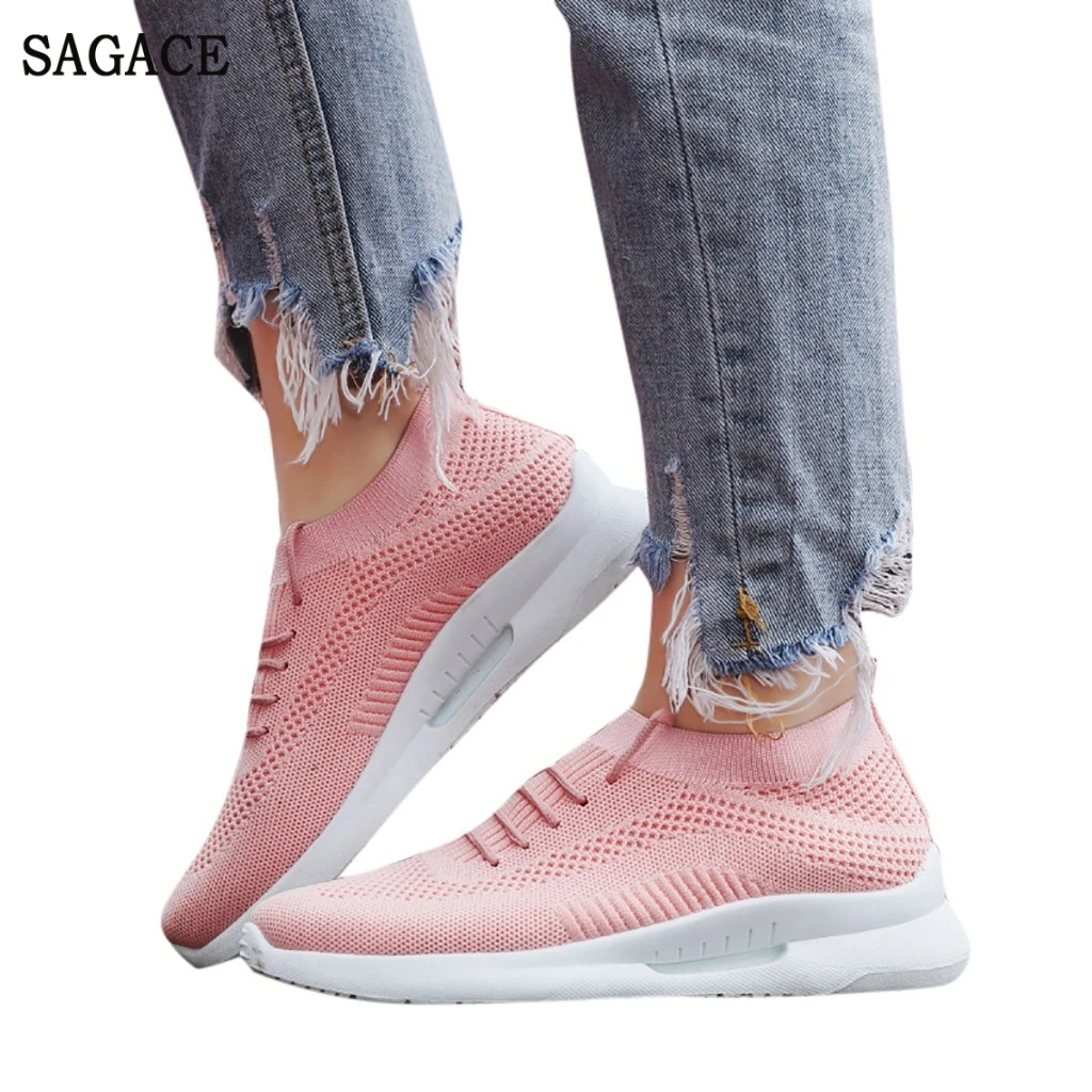 SAGACE сетчатые кроссовки спортивная обувь женская фирменная Вулканизированная