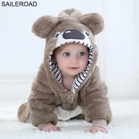 saileroad cartoon sloth pajamas with a zipper for a child winter newborn sleeping gown baby clothing toddler blanket sleepers