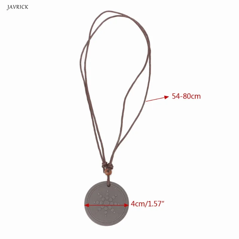 

JAVRICK Quantum Scalar Energy Power Pendant Necklace Health Care Lava Stone Men&Women Jewelry