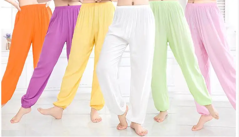 Брюки унисекс из хлопка для детей и взрослых 13 цветов летние весенние штаны