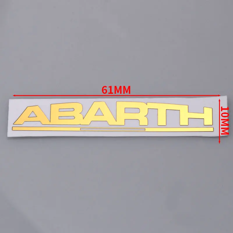 10 шт. эмблема ABARTH никелевая Металлическая Автомобильная Лампа для fiat punto 500 stilo ducato