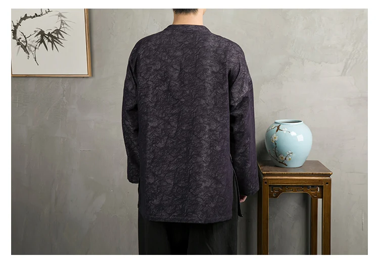Sinicism Store мужская уличная куртка Мужская японская хлопковая Льняная мужская куртка-ветровка Модные Винтажные пальто
