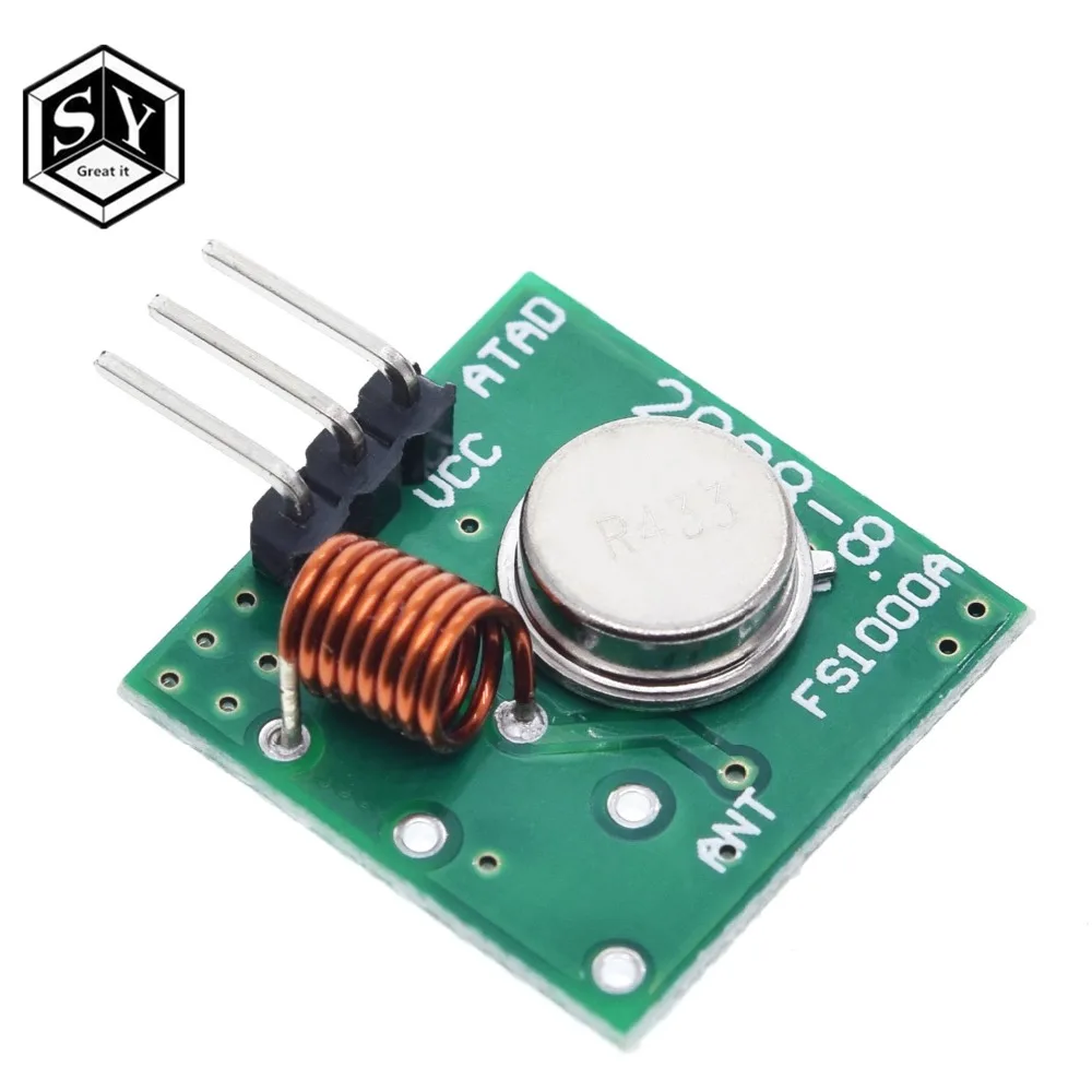 Радиочастотный передатчик и приемник 433 МГц комплект звеньев для ARM/MCU WL DIY