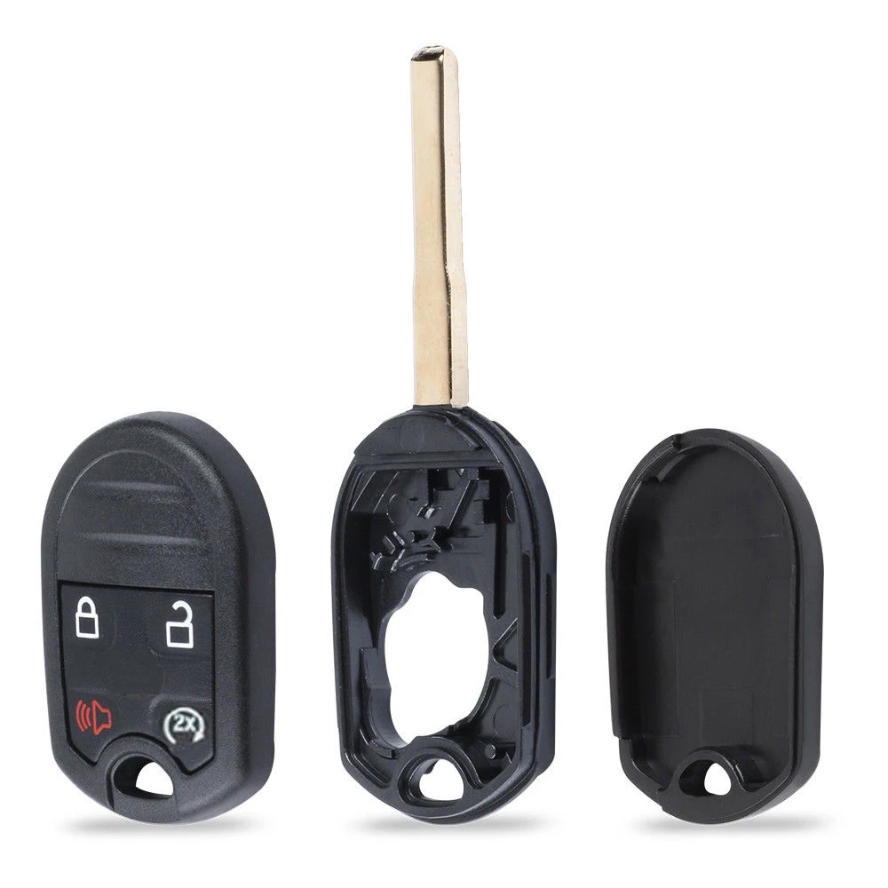 KEYECU 10 шт. для Ford Escape Focus Fiesta Transit Connect дистанционный автомобильный корпус ключей FOB