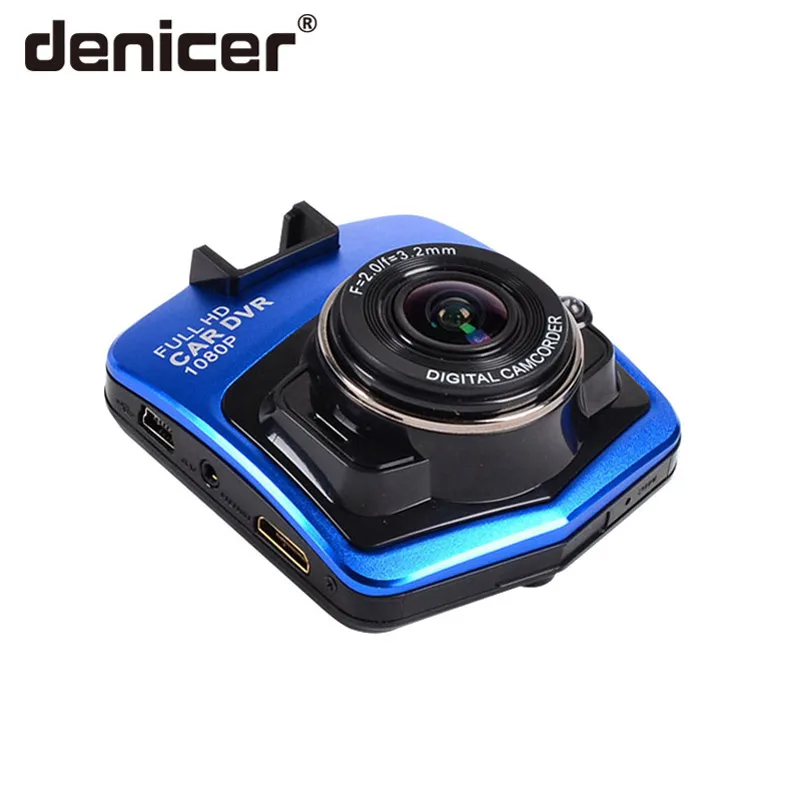 Автомобильный видеорегистратор Denicer Full HD 1080 P с 2 4 дюймовым экраном углом обзора 170