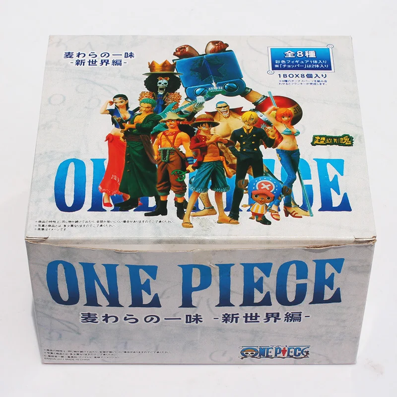 

10pcs/set One Piece Japanese Anime Action Figure Collection 2 YEARS LATER luffy nami roronoa zoro hand-done dolls with box