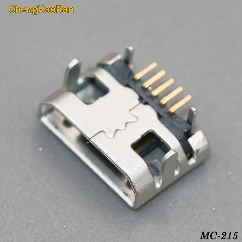 ChengHaoRan 10 шт. Micro USB 5P 5 контактный разъем для зарядки хвоста|Соединители| |