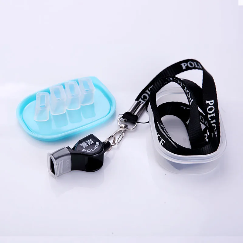 12 шт. полицейский свист с Талрепом свисток для выживания на открытом воздухе