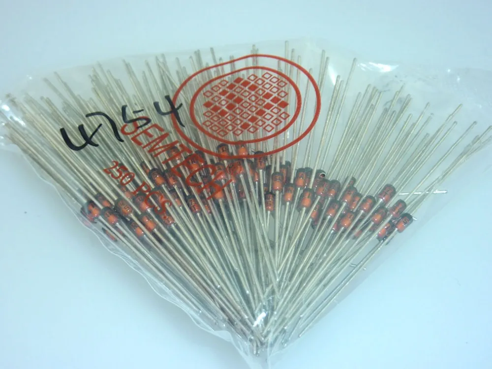 250 шт./лот стабилитрон Диоды 1n4754a 1 Вт 39 В 1n4754 один 5% 2 Булавки do 41|diode|diodes 1wdiode zener |